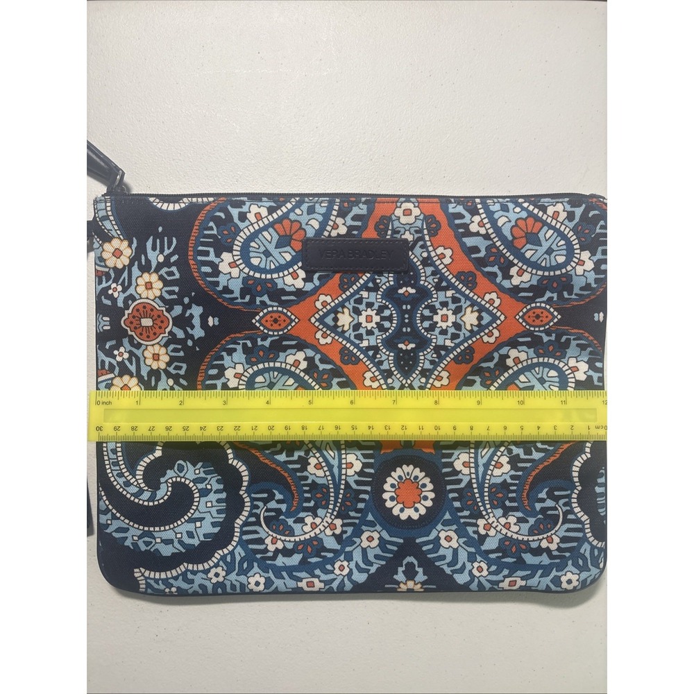 Vera Bradley Marrakesh Retired Print Canvas XL Clutch Travel Pouch Wristlet - Picture 6 of 7